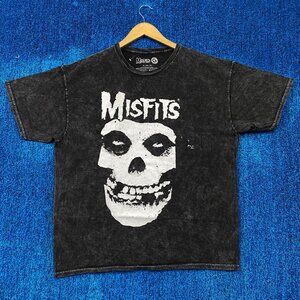 Misfits Crimson Ghost Mineral Wash Horror Punk Band Tee XL